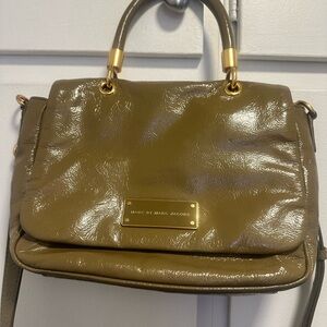 Marc by Marc Jacobs Shiny Olive Satchel